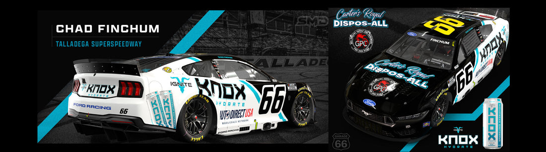 KNOX Hydration Fueling Chad Finchum at Talladega