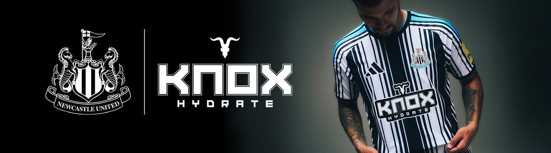 NEWCASTLE UNITED ANNOUNCES MONUMENTAL THREE-YEAR FRONT-OF-SHIRT PARTNERSHIP WITH KNOX HYDRATE