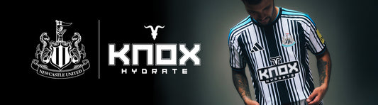 NEWCASTLE UNITED ANNOUNCES MONUMENTAL THREE-YEAR FRONT-OF-SHIRT PARTNERSHIP WITH KNOX HYDRATE